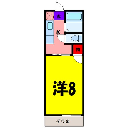 富田ハイツ（高崎市並榎町）の物件間取画像